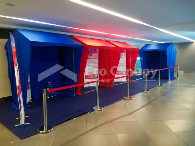 Event Hawker Stall with Fabric Roof rental
