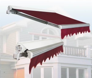 Retractable awnings for homes